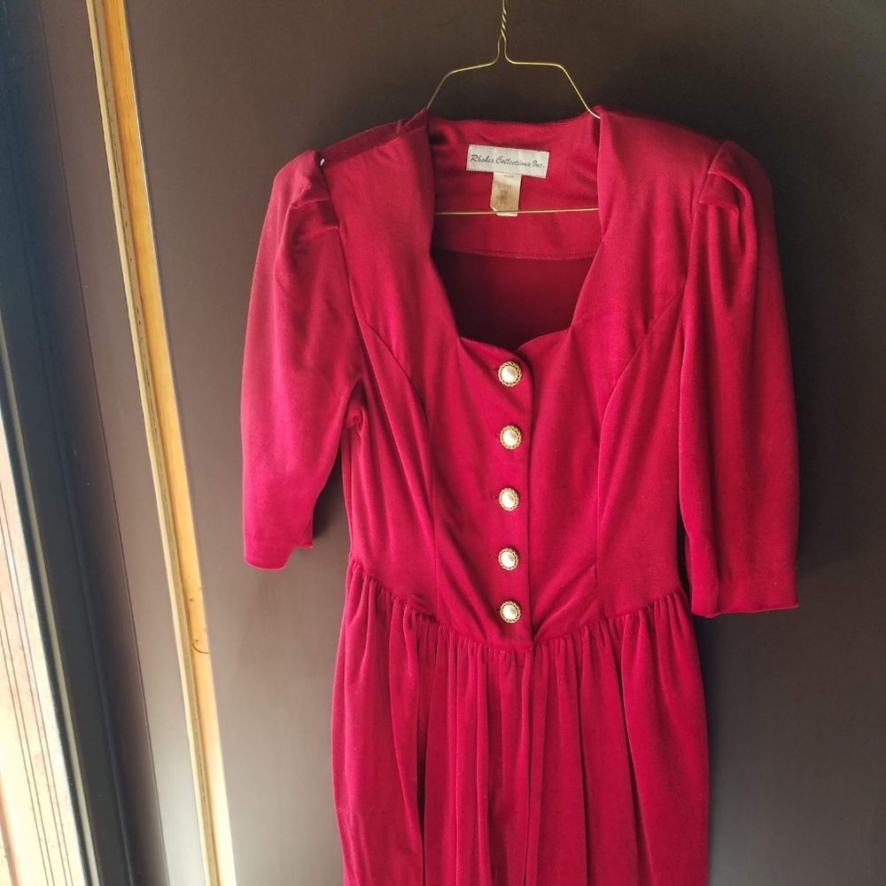Rhodes Collection Red vintage dress